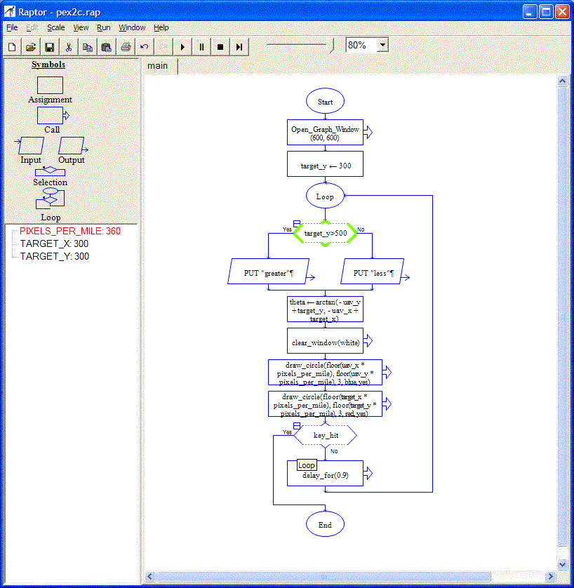 RAPTOR application screenshot